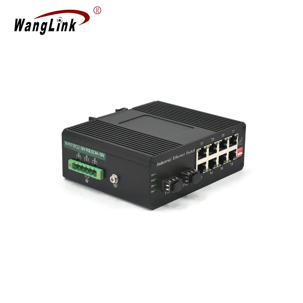 Product gallery: ISL802P | Industriellen Fast ethernet din-rail switch poe 8 Port mit Gigabit 2 SFP