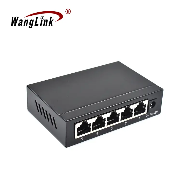 Product gallery: SF05P-E | Unmanaged Fast ethernet 5-port-poe-switch