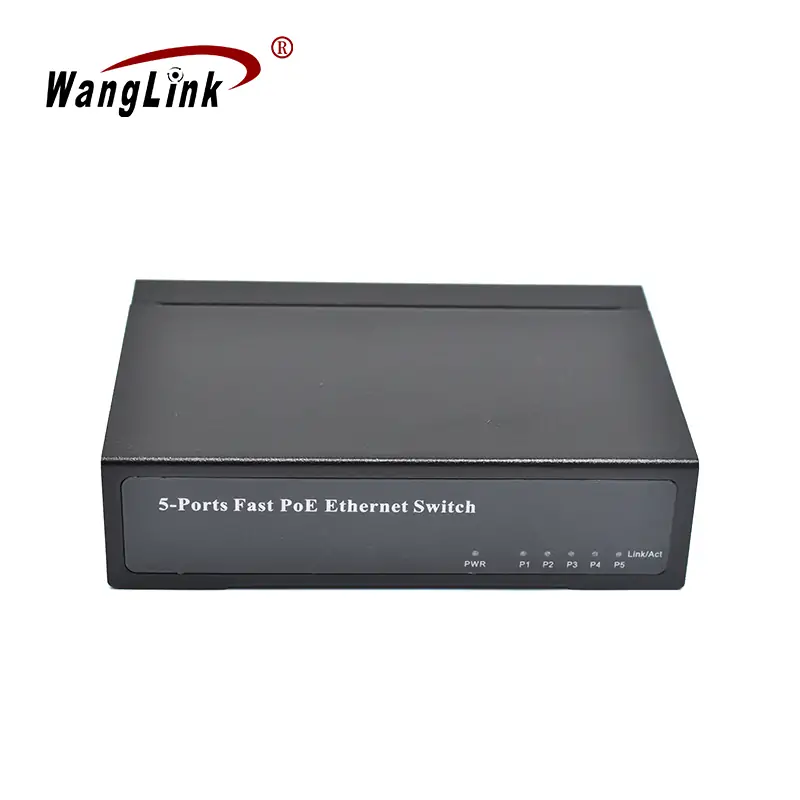 Product gallery: SF05P-E | Unmanaged Fast ethernet 5-port-poe-switch