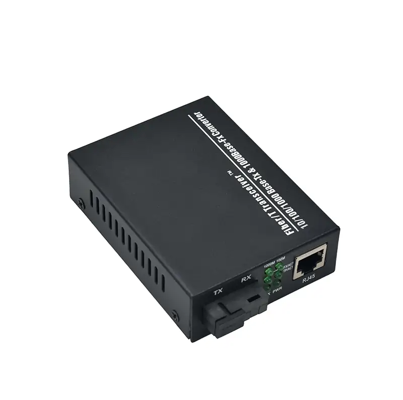 Product gallery: CG101P | Gigabit media converter poe-1 RJ45-1 LWL-port