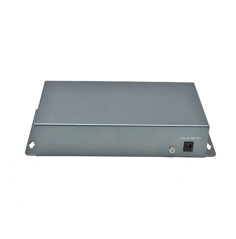 Product gallery: CG402P | Gigabit PoE 4-port fiber media converter 2 SC Faser port