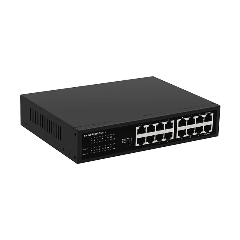 Product gallery: SG16-MINI – | Gigabit 16-port unmanaged ethernet switch