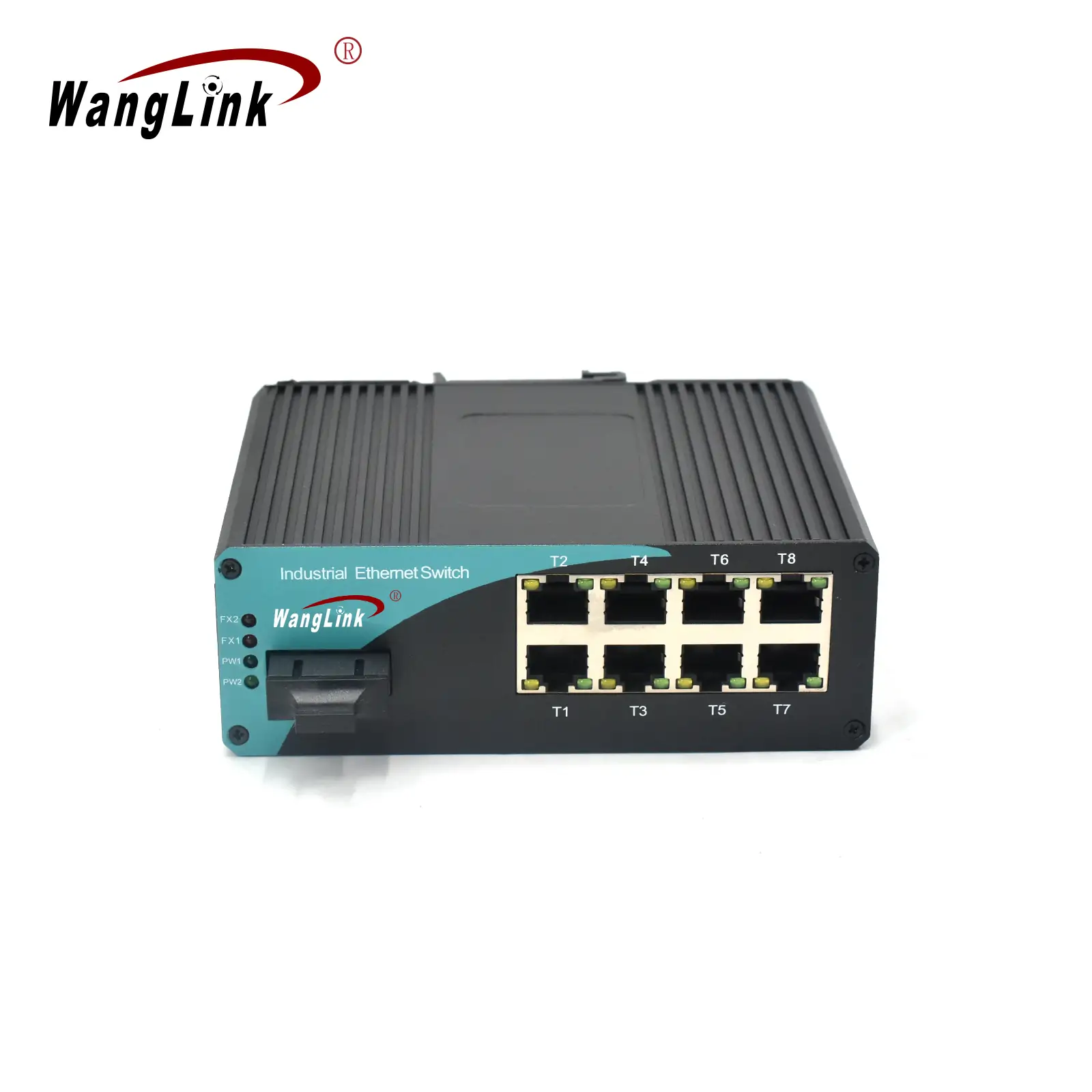 Product gallery: ISF801 | Fast ethernet industrial unmanaged switch 8 Port 1 SFP/SC/FC/LC