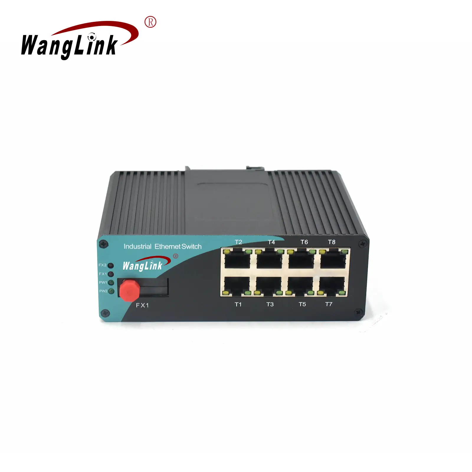 Product gallery: ISF801 | Fast ethernet industrial unmanaged switch 8 Port 1 SFP/SC/FC/LC