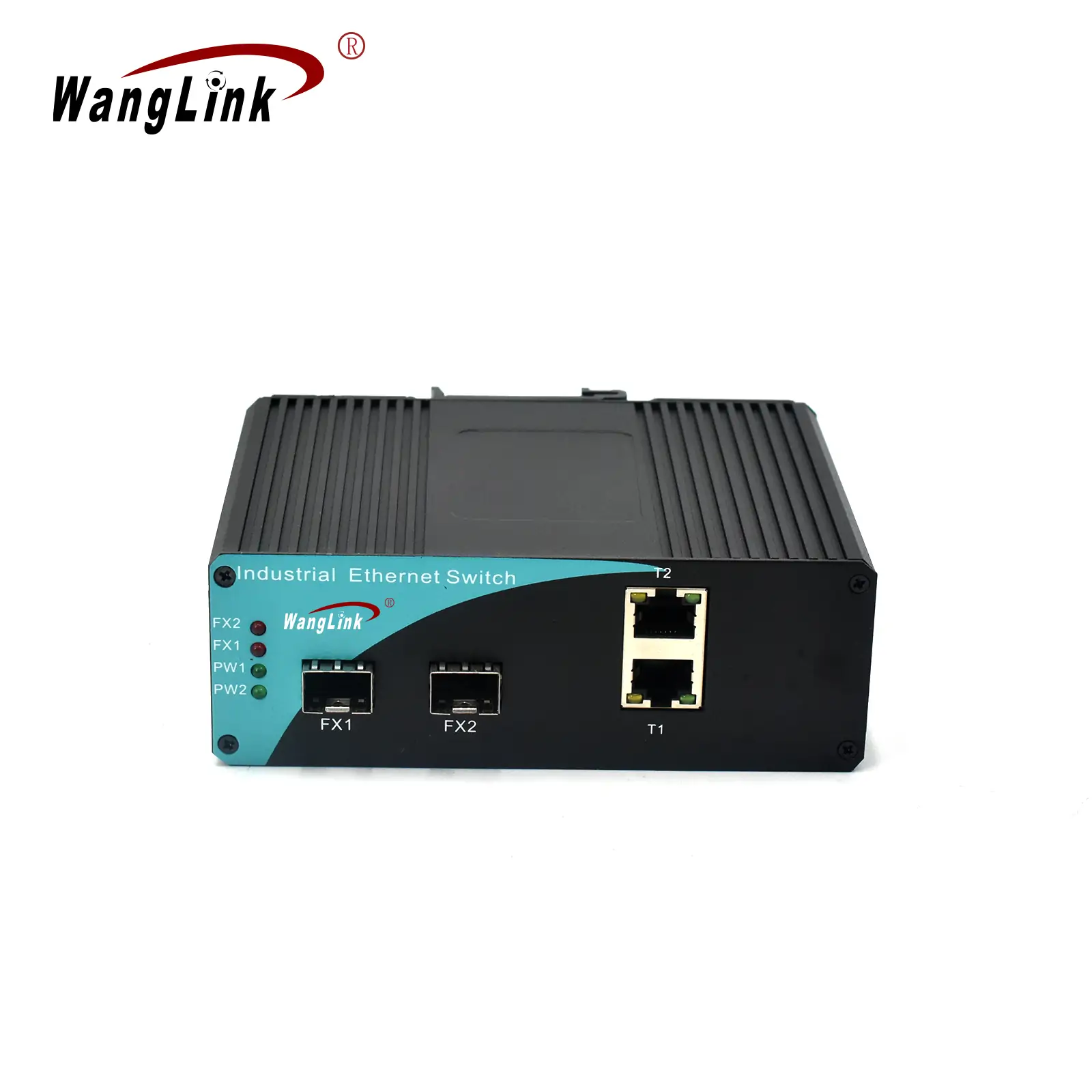 Product gallery: ISF202 | Fast-ethernet-unmanaged industrielle Netzwerk-switch-2 Port 2 SFP – /SC/LC/FC