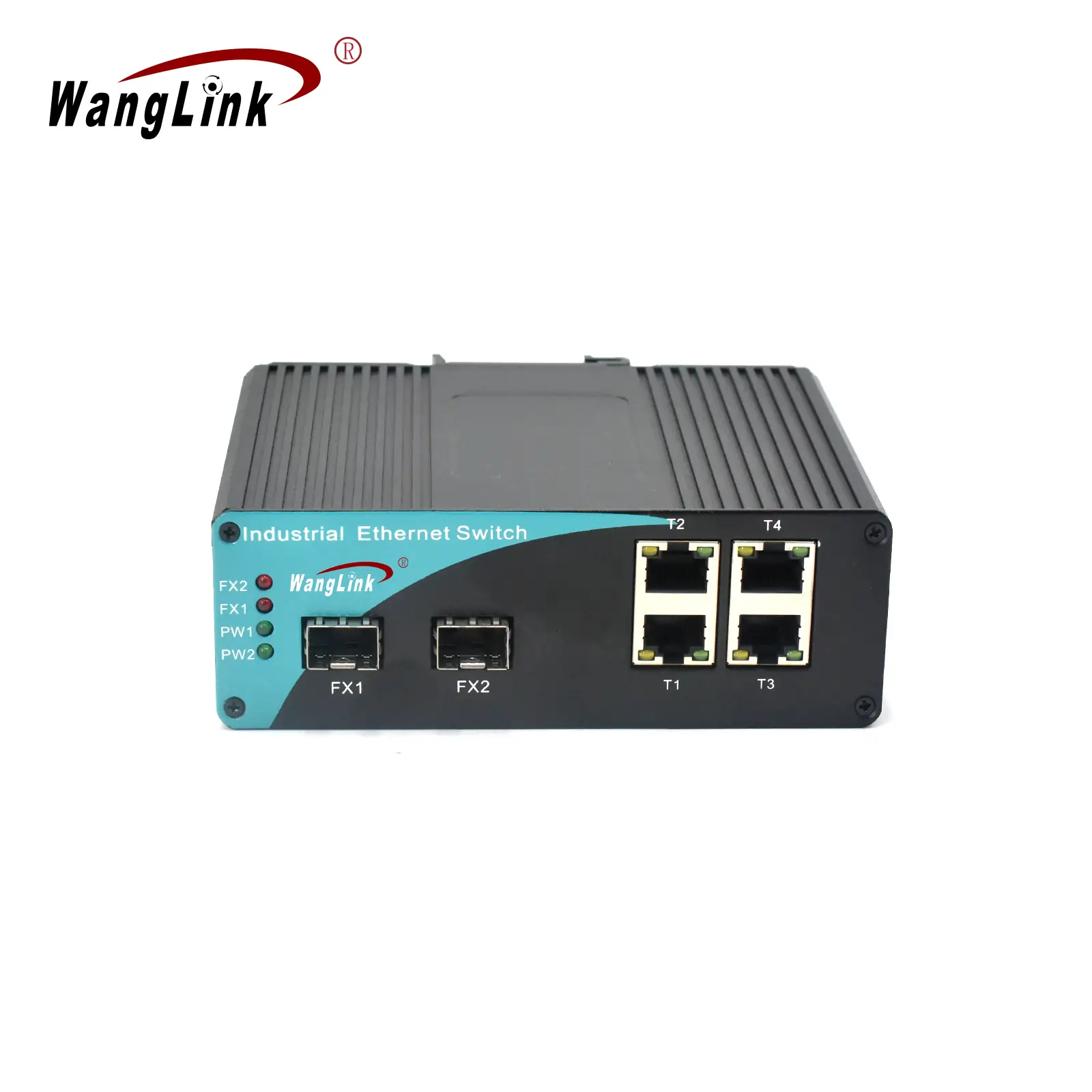 Product gallery: ISF402 | Fast ethernet 4-Port unmanaged industrial ethernet switch mit 2 SFP – /SC/LC/FC