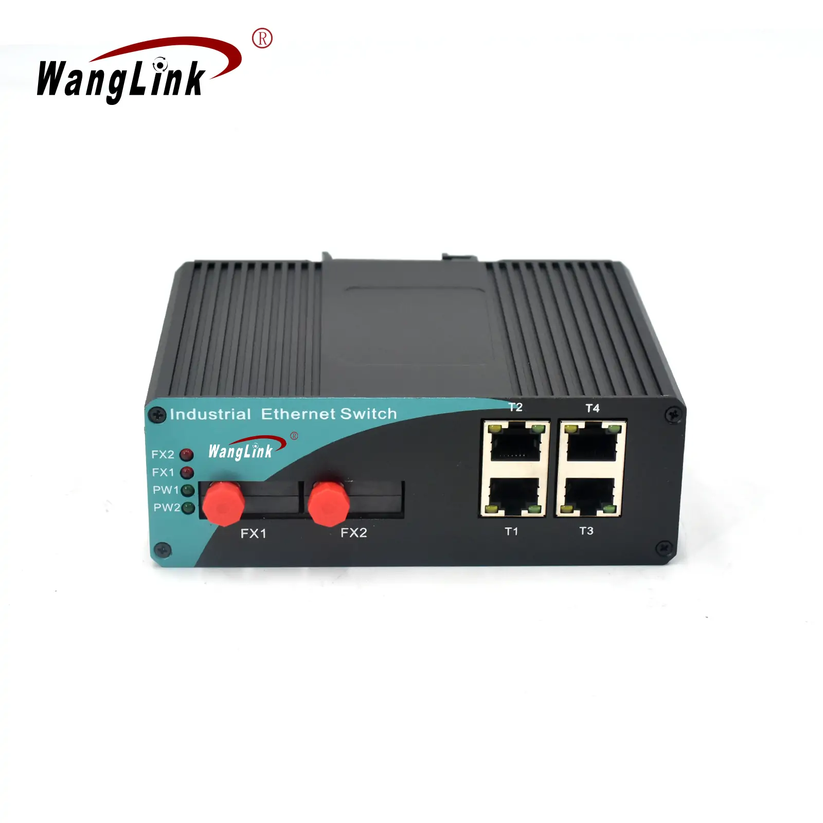 Product gallery: ISF402 | Fast ethernet 4-Port unmanaged industrial ethernet switch mit 2 SFP – /SC/LC/FC