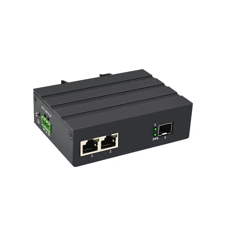 Product gallery: ISF201-1005 | Fast ethernet 3 port industrial ethernet switch 1 SFP 2 RJ45/SC/LC/FC/ST