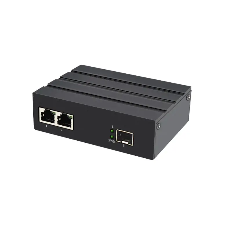 Product gallery: ISF201-1005 | Fast ethernet 3 port industrial ethernet switch 1 SFP 2 RJ45/SC/LC/FC/ST