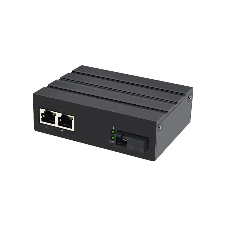 Product gallery: ISG201-2005 | Unmanaged 2 Port RJ45 industrielle gigabit-switch 1 SFP/SC/LC/FC