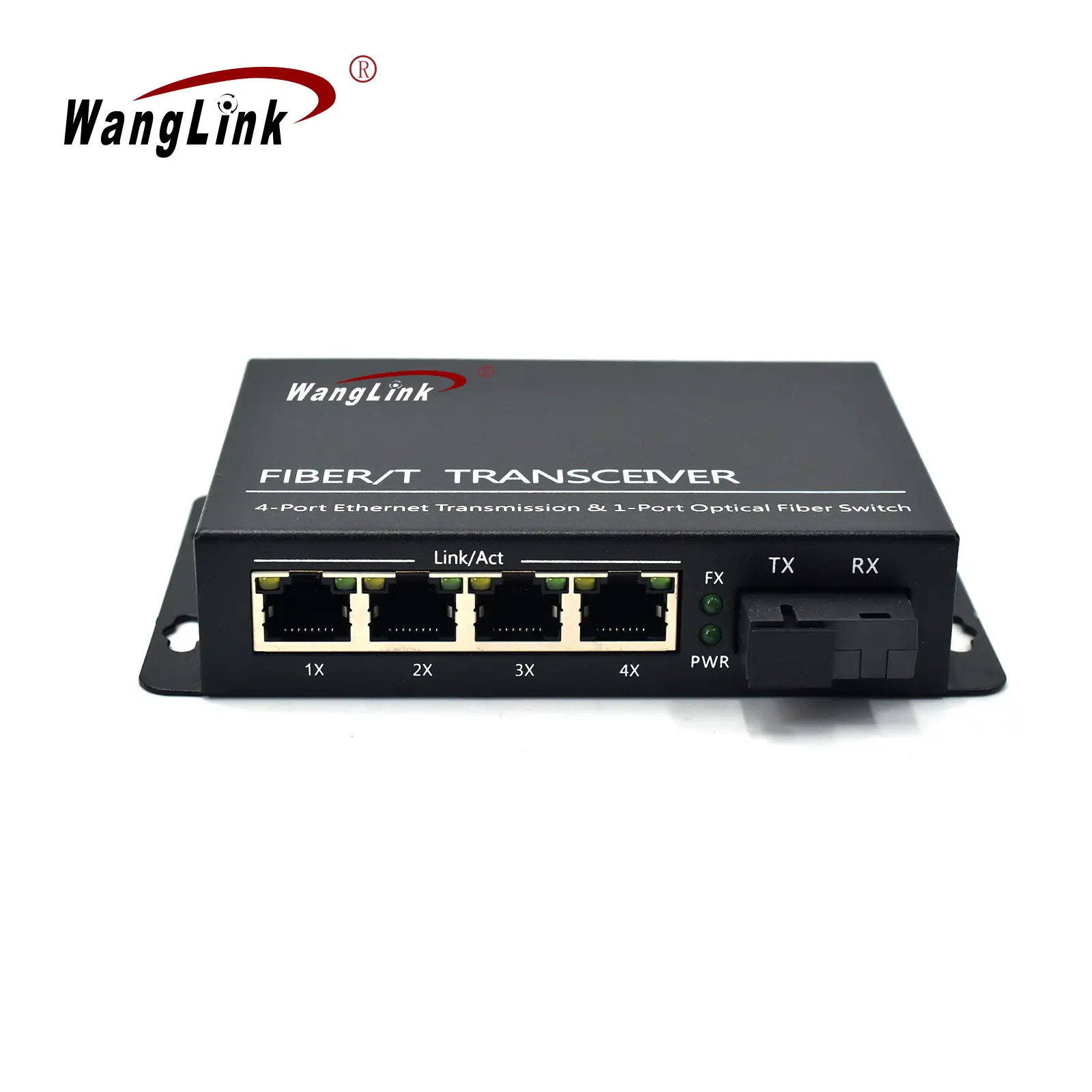 Product gallery: CF401 | Wall mount 4 Port RJ45 1 SFP/SC/LC/FC/ST fiber media converter