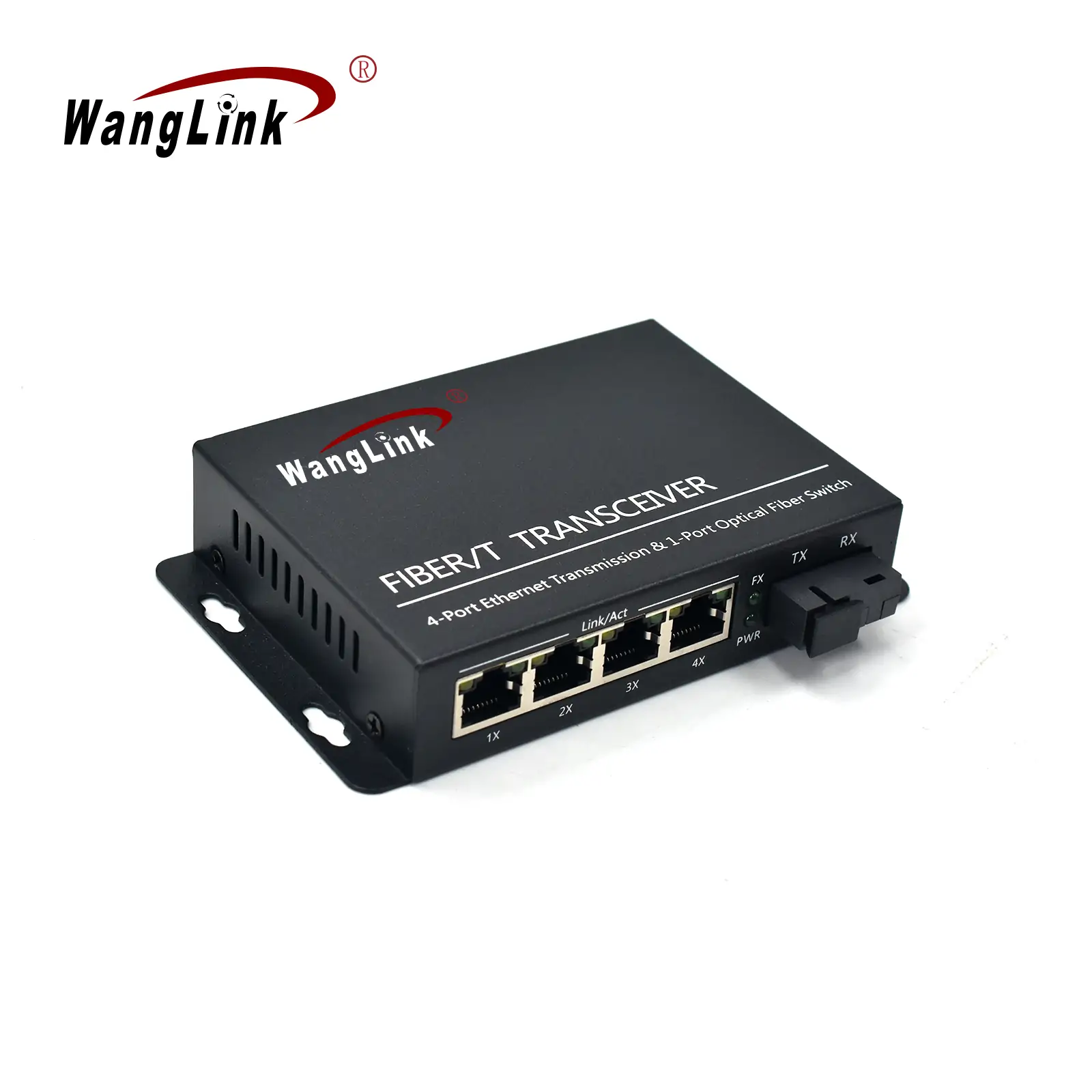 Product gallery: CF401 | Wall mount 4 Port RJ45 1 SFP/SC/LC/FC/ST fiber media converter