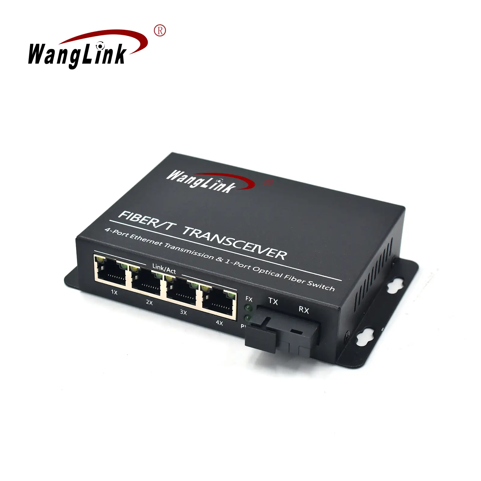 Product gallery: CF401 | Wall mount 4 Port RJ45 1 SFP/SC/LC/FC/ST fiber media converter
