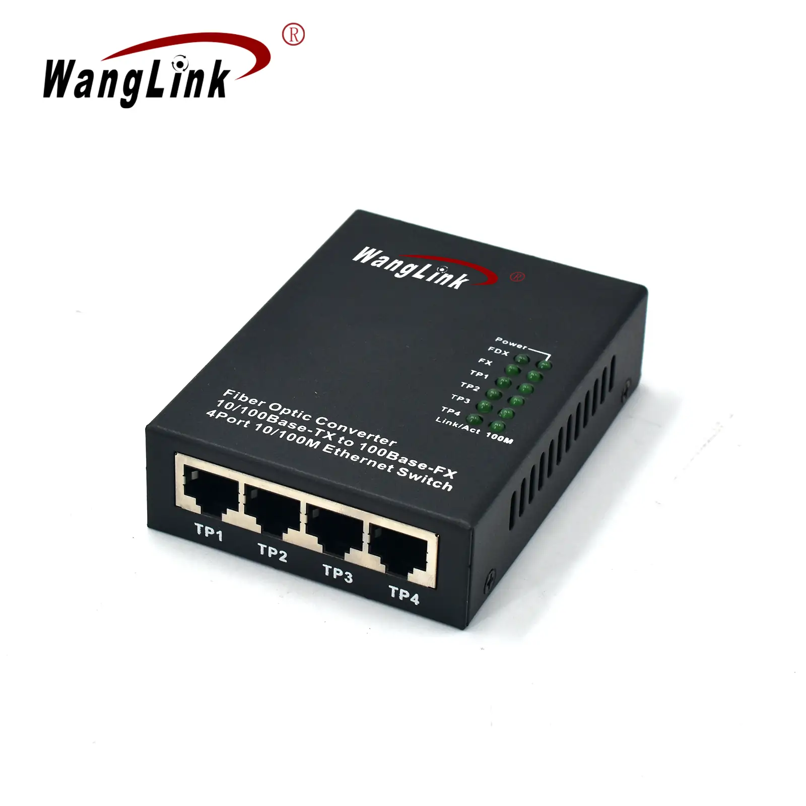 Product gallery: CF401-MINI – | 4-Port RJ45 1 SFP/SC/LC/FC/ST ethernet fiber media-Konverter