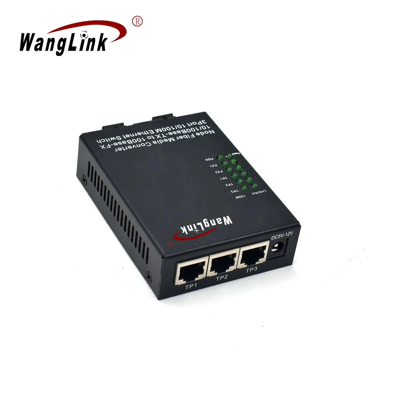 Product gallery: CF302 | 3-Port RJ45 2 SFP/LC/SC/FC/ST fiber to ethernet media converter