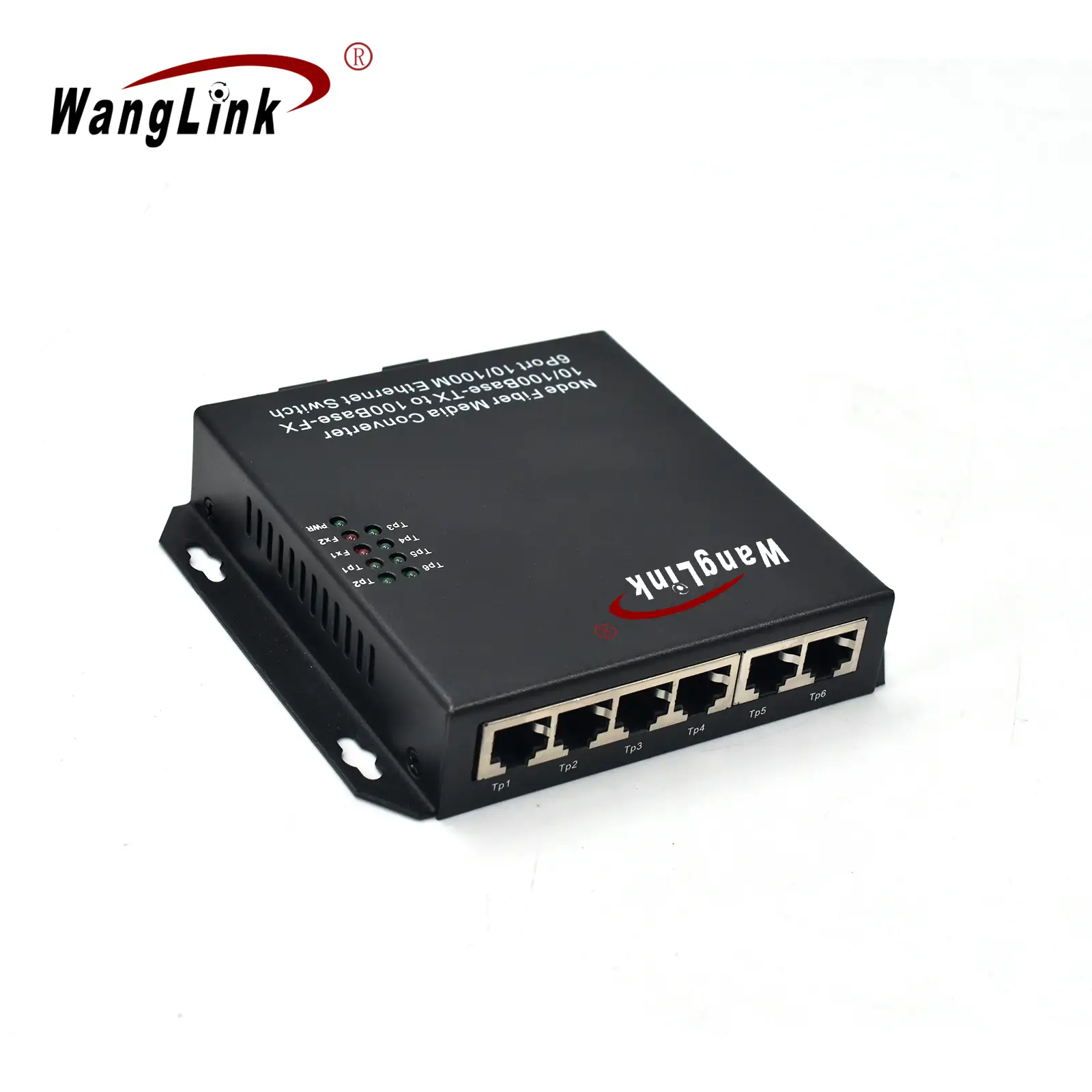 Product gallery: CF602 | Wand-Halterung 6 port media Konverter mit 2 SFP – /SC/LC/FC/ST