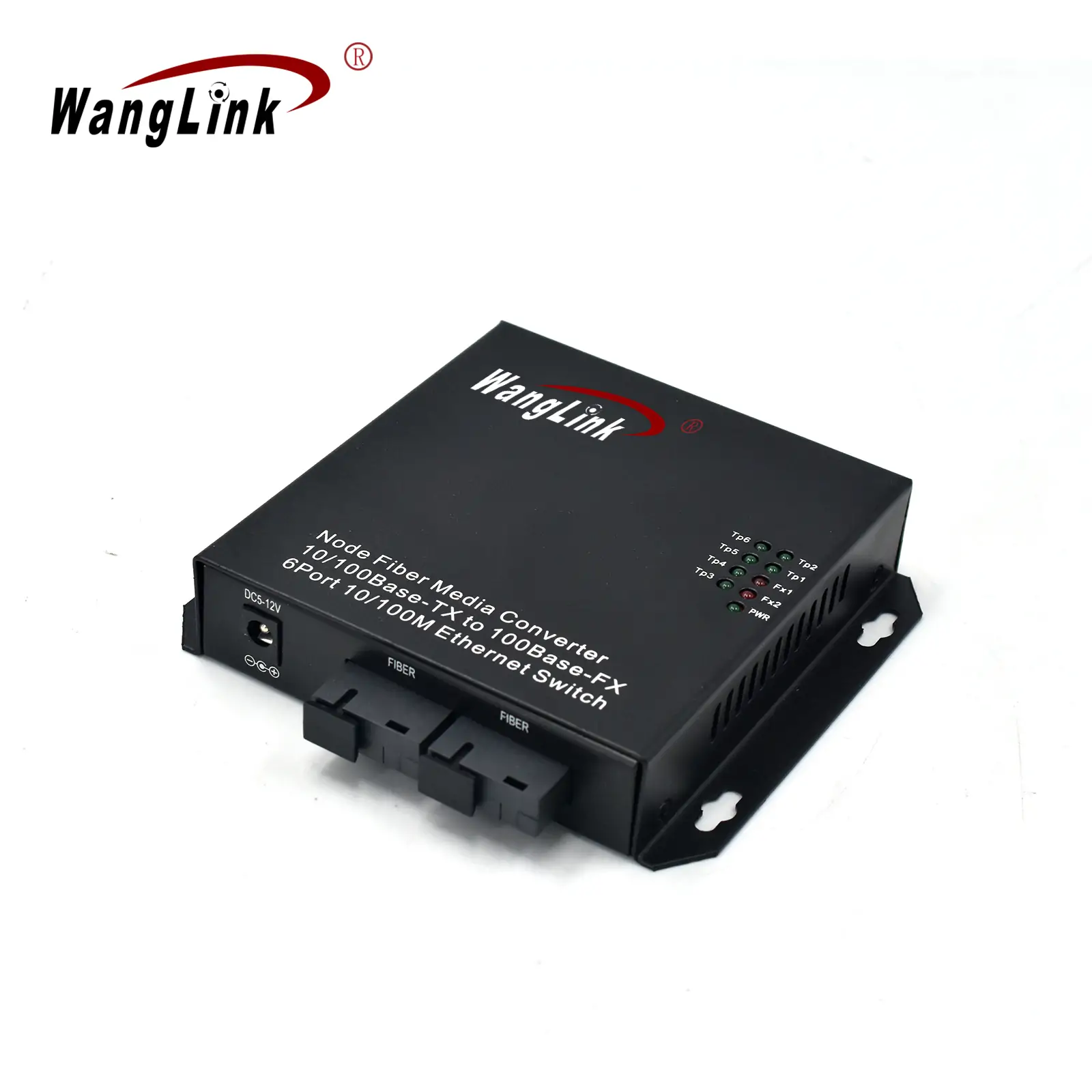 Product gallery: CF602 | Wand-Halterung 6 port media Konverter mit 2 SFP – /SC/LC/FC/ST