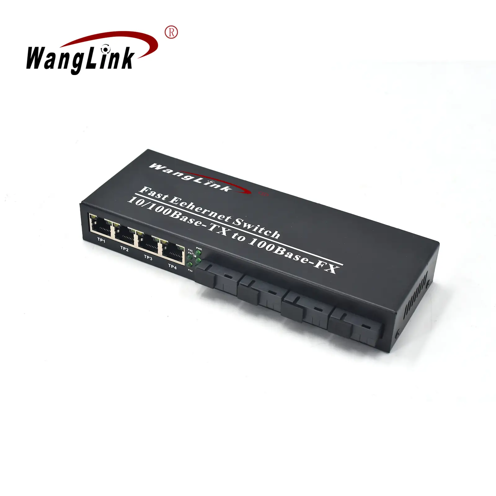 Product gallery: CF404 | Medienkonverter Faser zu ethernet 4-Port 4 SFP RJ45/SC/FC/LC/ST