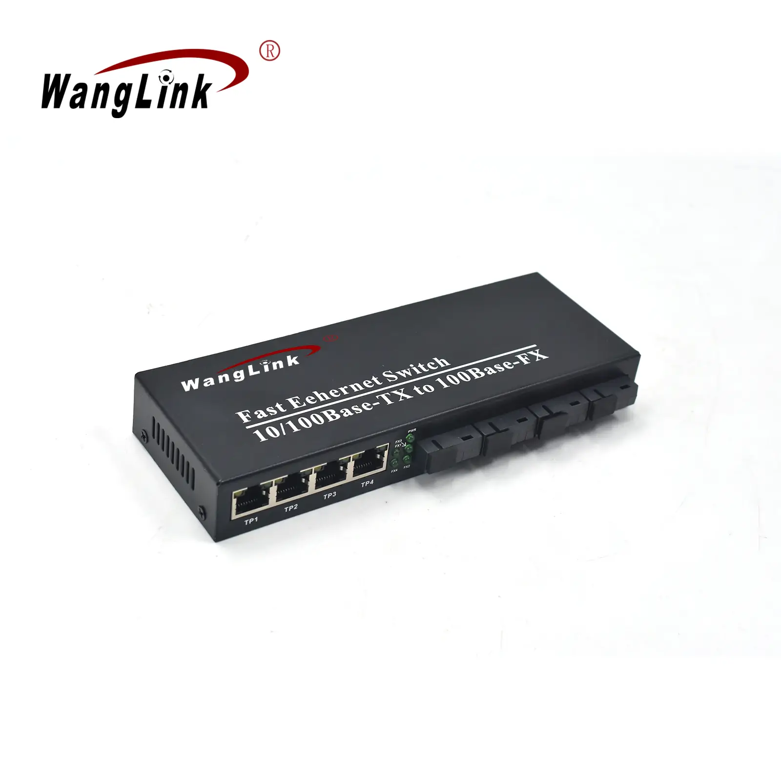 Product gallery: CF404 | Medienkonverter Faser zu ethernet 4-Port 4 SFP RJ45/SC/FC/LC/ST