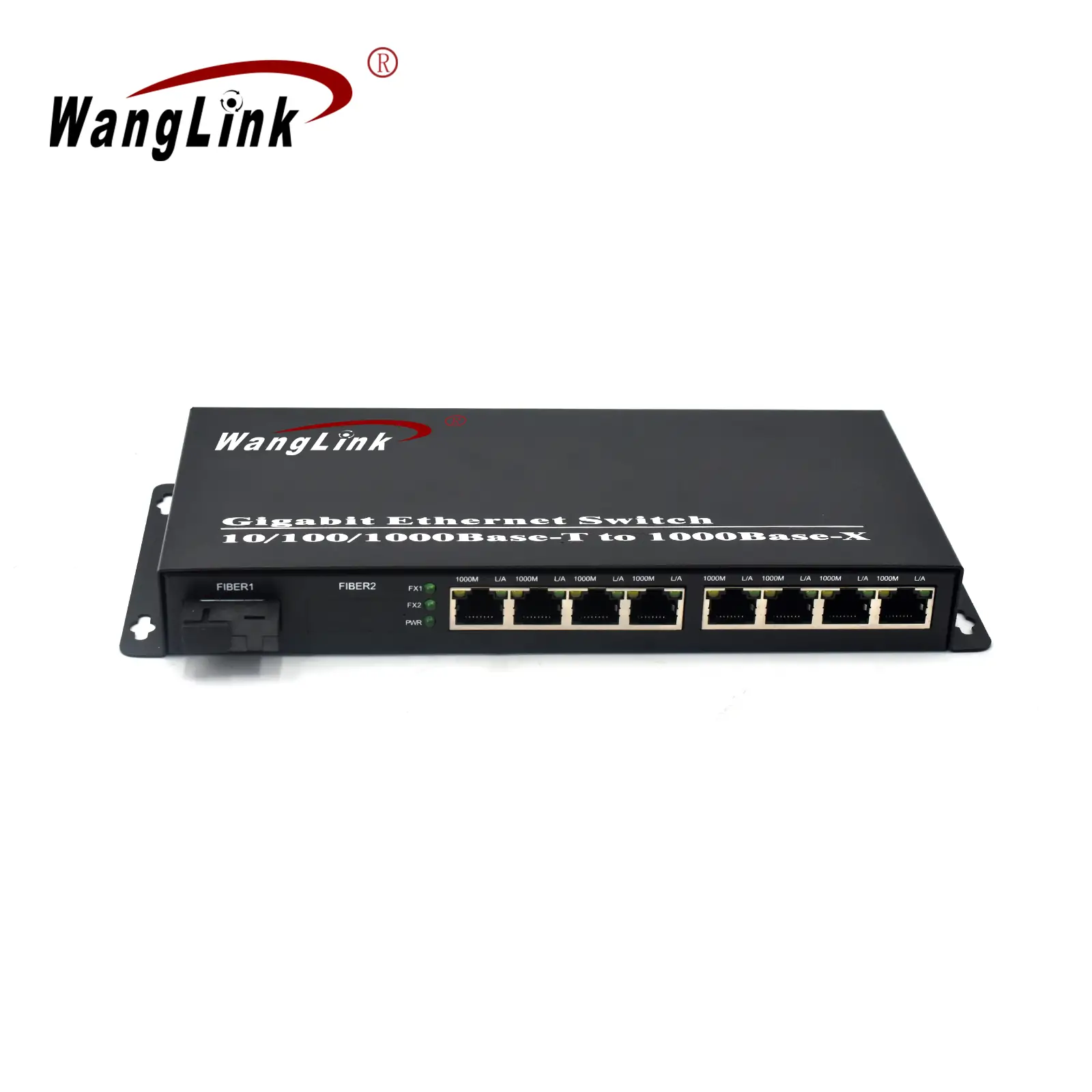 Product gallery: CG801 | 8-Port RJ45 1 SFP/SC/LC/FC/ST 10 100 1000-Medien-Konverter