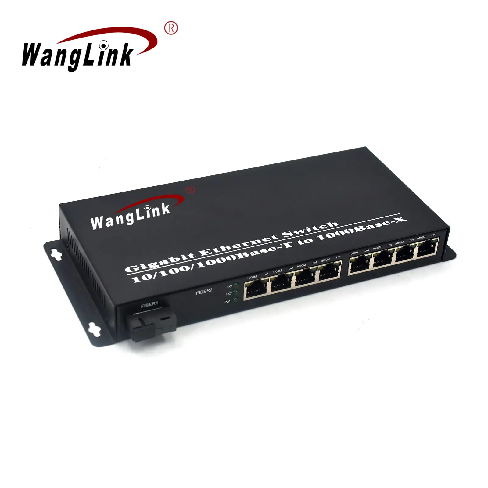 Product gallery: CG801 | 8-Port RJ45 1 SFP/SC/LC/FC/ST 10 100 1000-Medien-Konverter