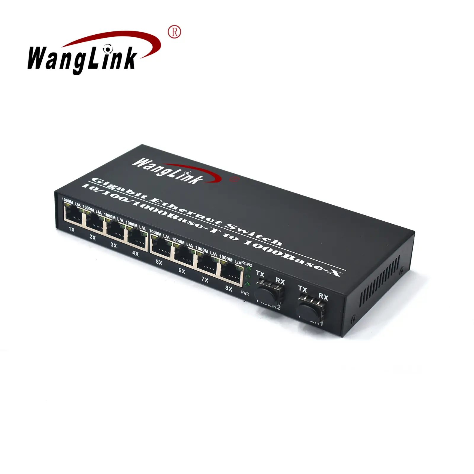 Product gallery: CG802 | 2 SFP/SC/LC/FC/ST Gigabit single Modus single fiber media-Konverter RJ45-8