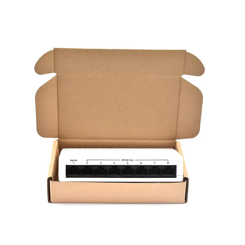 Product gallery: SF08RP-1S | Fast ethernet umkehren poe Schalter 8-port