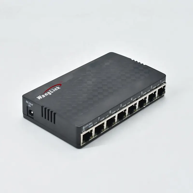 Product gallery: SF08RP-1S | Fast ethernet umkehren poe Schalter 8-port