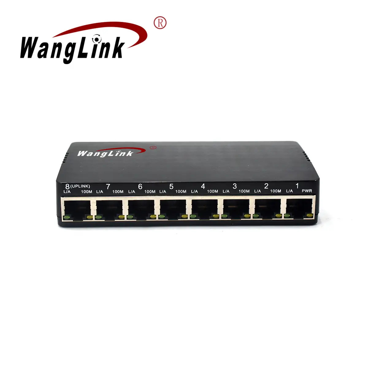 Product gallery: SF08RP-2S | Fast ethernet passive poe switch 8 Port mit 2 dip-Schalter