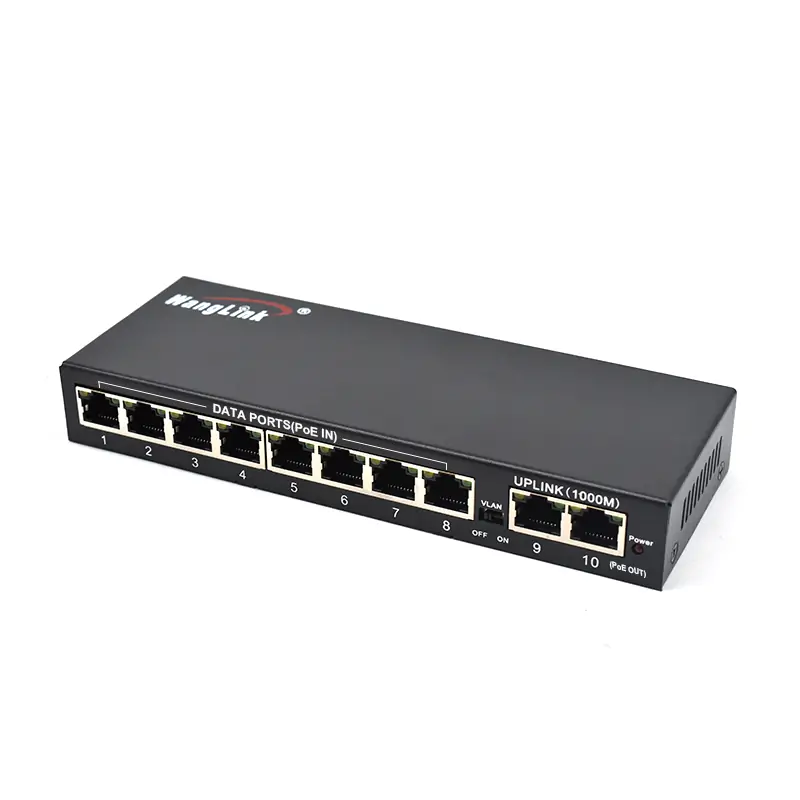 Product gallery: SL82RP | Fast ethernet 8 port passive poe Schalter 2 Gigabit uplink