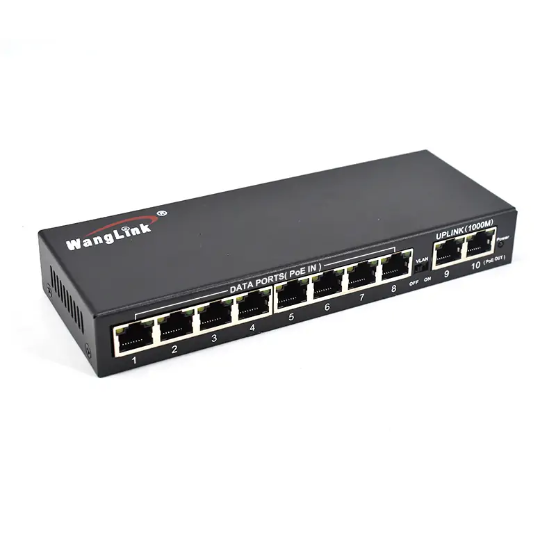 Product gallery: SL82RP | Fast ethernet 8 port passive poe Schalter 2 Gigabit uplink