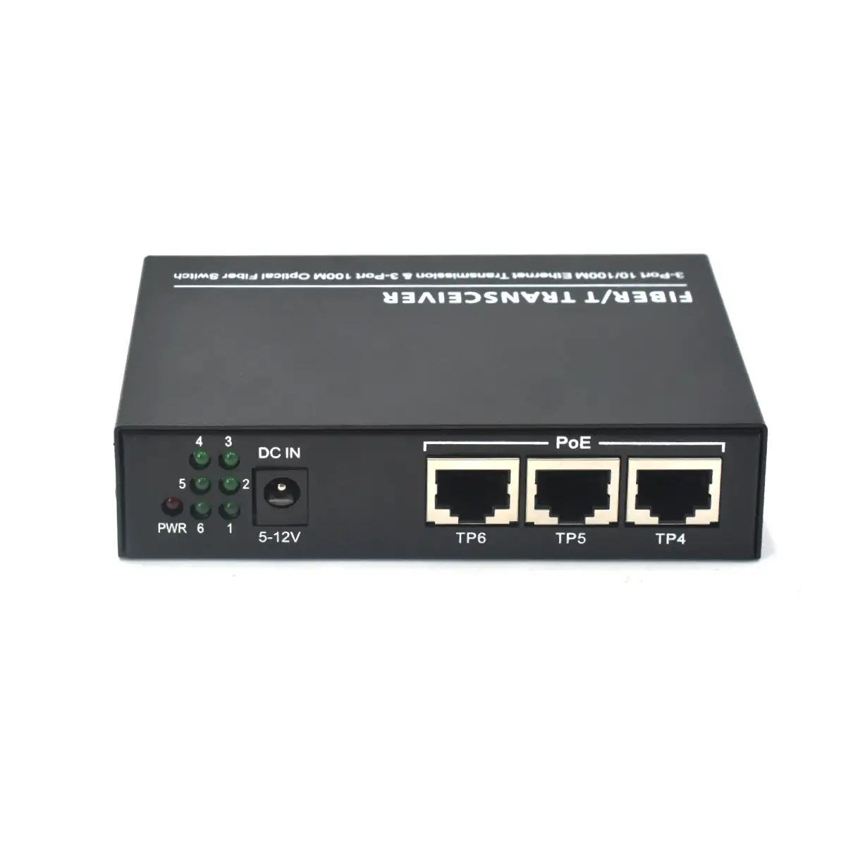 Product gallery: SF303RP | Fast ethernet 3 Port passive poe Schalter 3 SFP/SC/LC/FC/ST