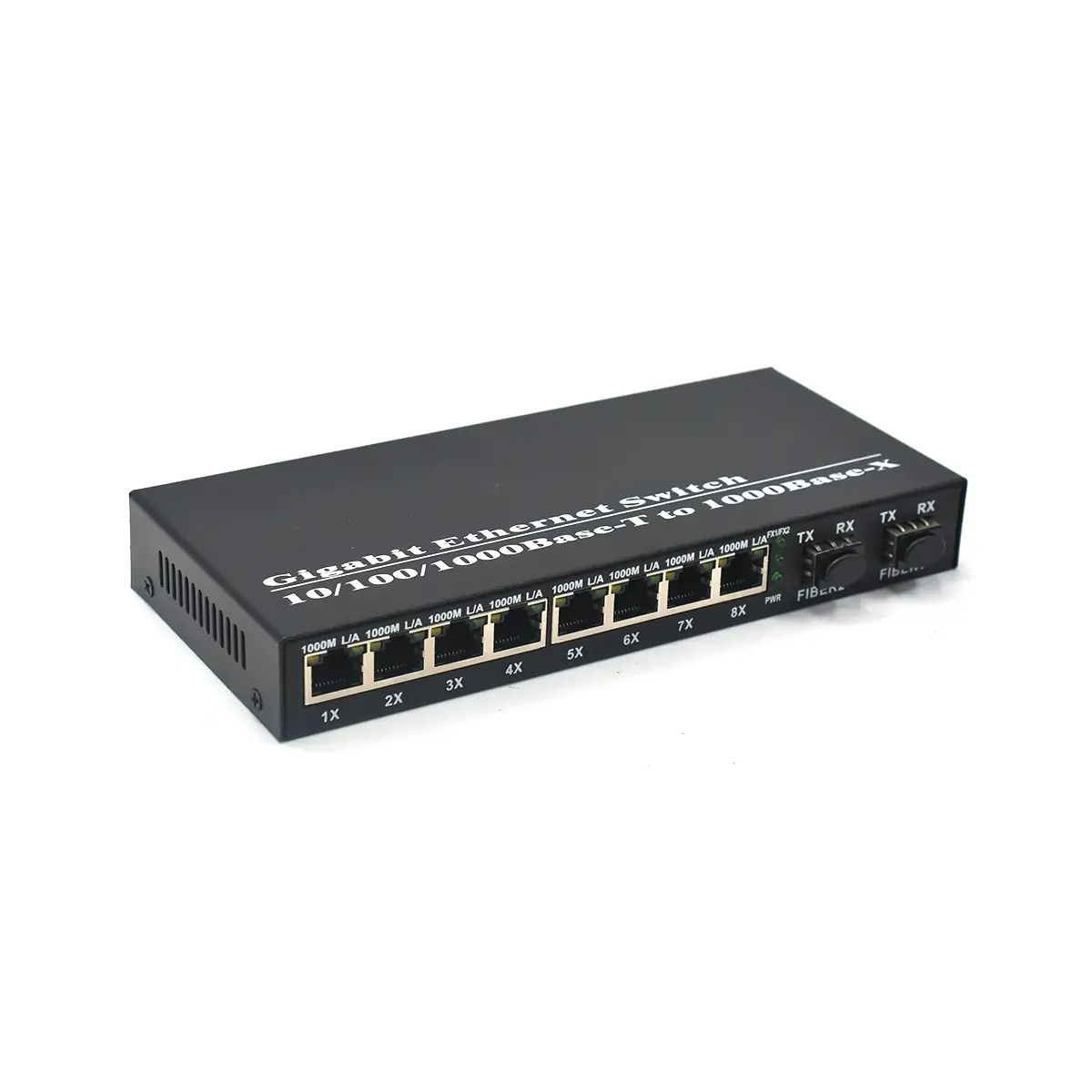Product gallery: SG802RP | Gigabit 8 Port passive poe Schalter 2 SFP/SC/LC/FC/ST