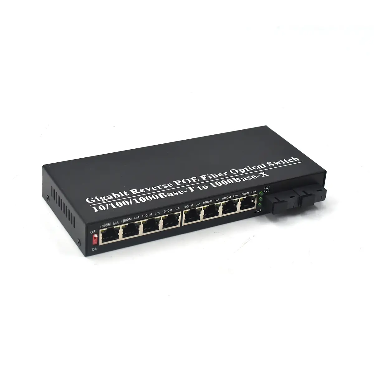 Product gallery: SG802RP | Gigabit 8 Port passive poe Schalter 2 SFP/SC/LC/FC/ST