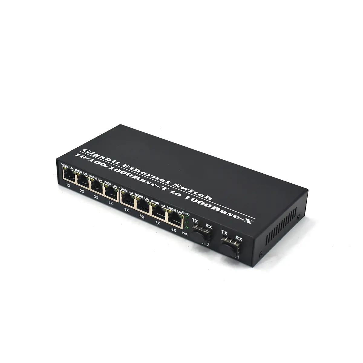 Product gallery: SG802RP | Gigabit 8 Port passive poe Schalter 2 SFP/SC/LC/FC/ST