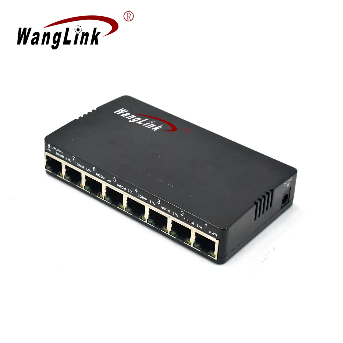 Product gallery: SG08RP-2S | Gigabit 8 Port Umkehren PoE Schalter mit 2 DIP-switch-vlan