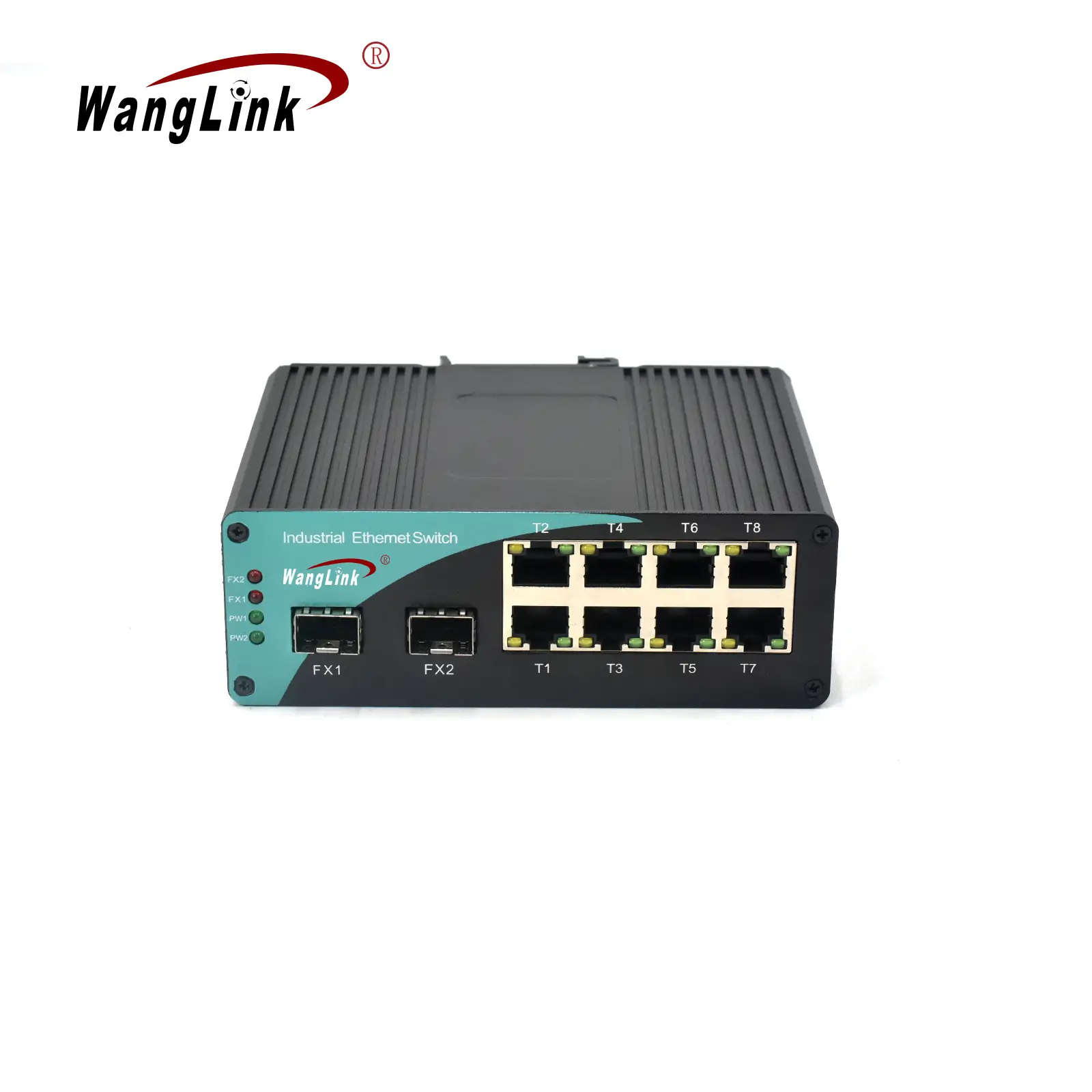 Feature image: ISF802 | Fast-ethernet-unmanaged 8 port Industrie switch mit 2 SFP – /SC/FC/LC/ST